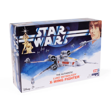KIT PARA MONTAR SNAP KIT STAR WARS LUKE SKYWALKER X-WING FIGHTER 1/63 30 PEÇAS MPC 948